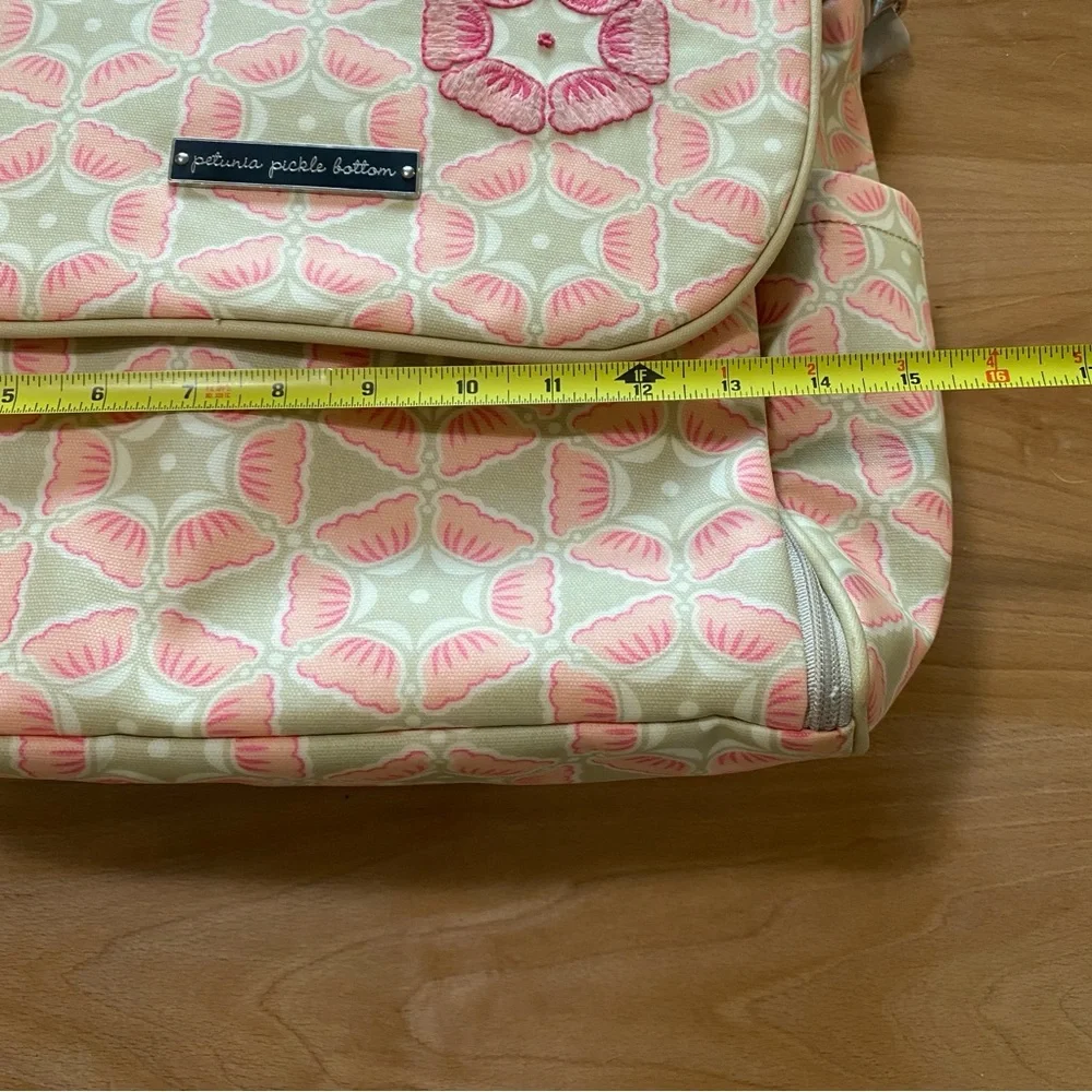 Petunia Pickle Bottom Boxy Backpack Diaper Bag | Pink Floral Glazed Canvas